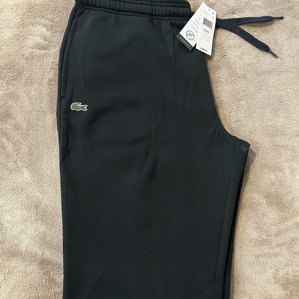 Lacoste Kids Black Jogger Pants
